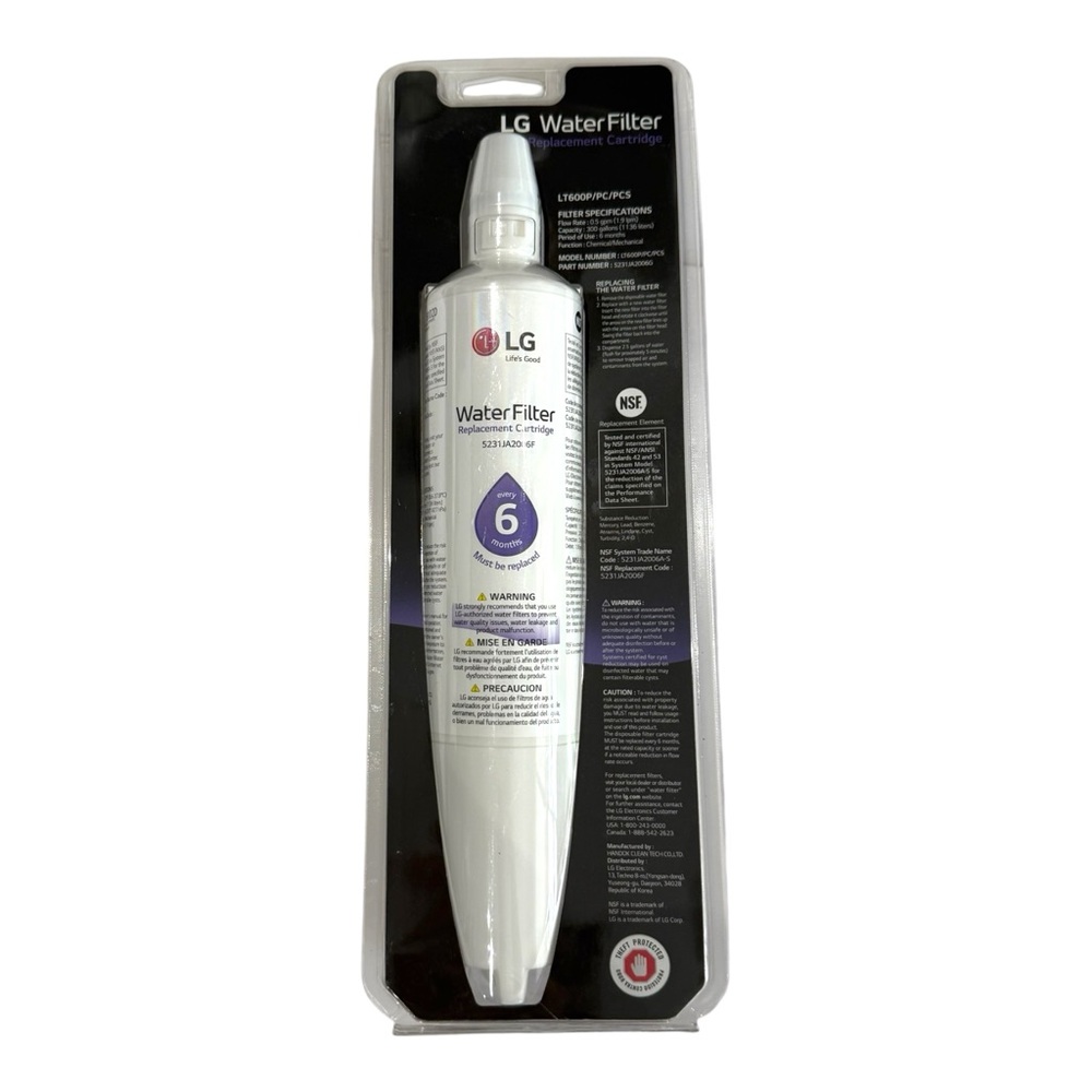 LG Water Filter Replacement Cartridge - White